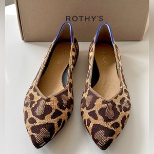 Rothy’s The Point II Metallic Cat 9.5 New with box - Pointed Toe Flats Shoes